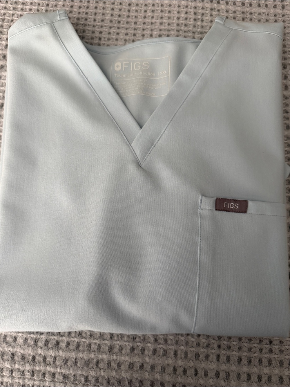 Figs women’s Catarina scrub top Sky Blue XXLP